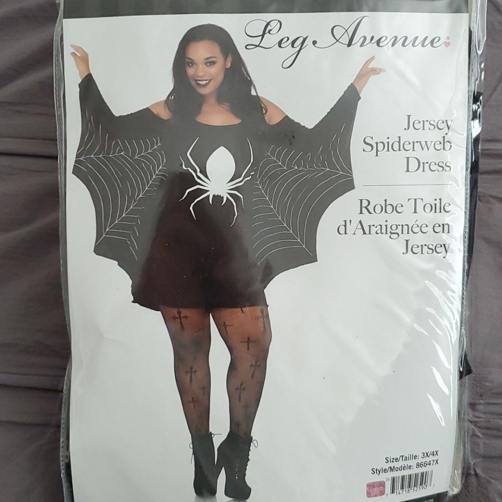 Jersey spider dress